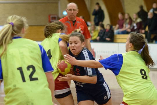 U14 pigerne fik en sejr